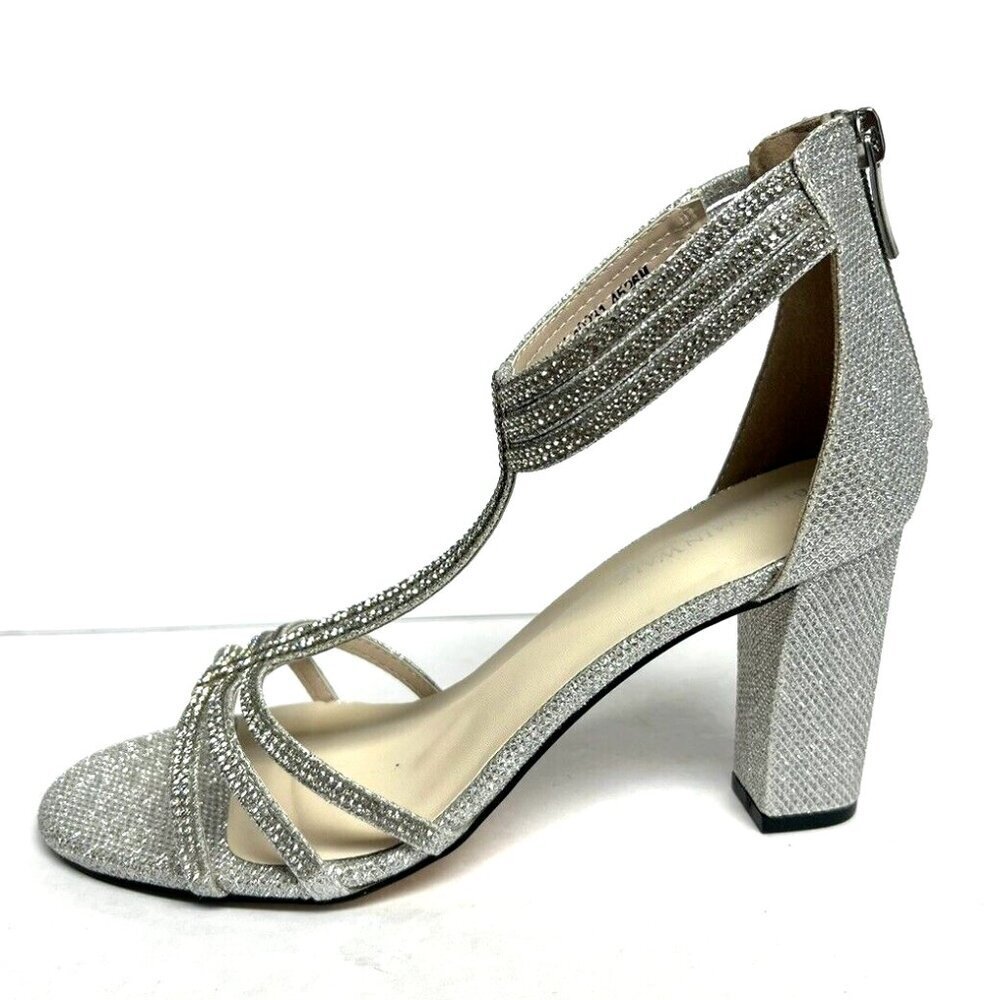 Touch Ups Womens Gabriella Sandal Silver Size 7.5 M